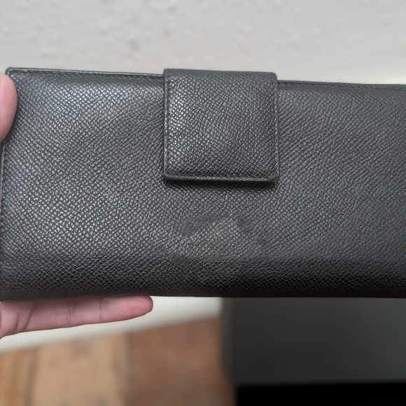 Bulgari Black Leather Clutch - Picture 2 of 8